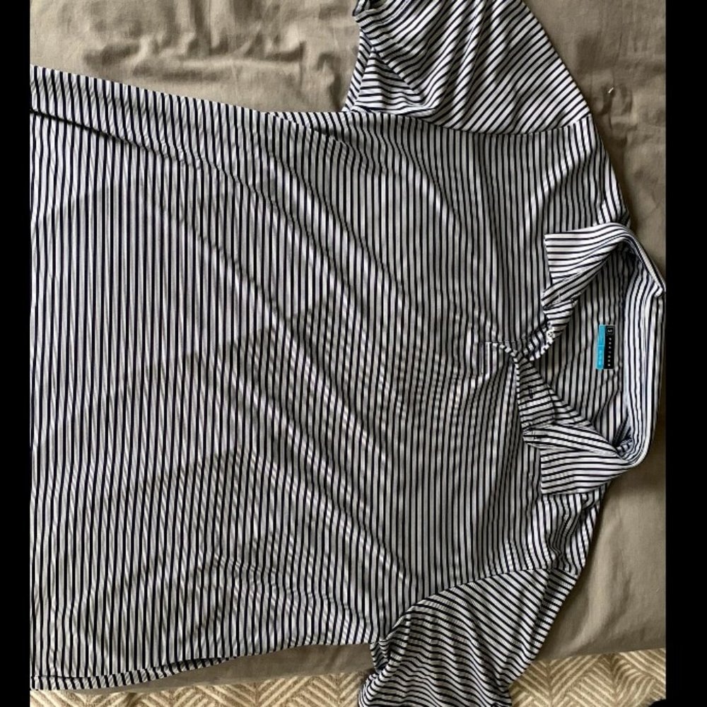 PGA Tour Striped Polo